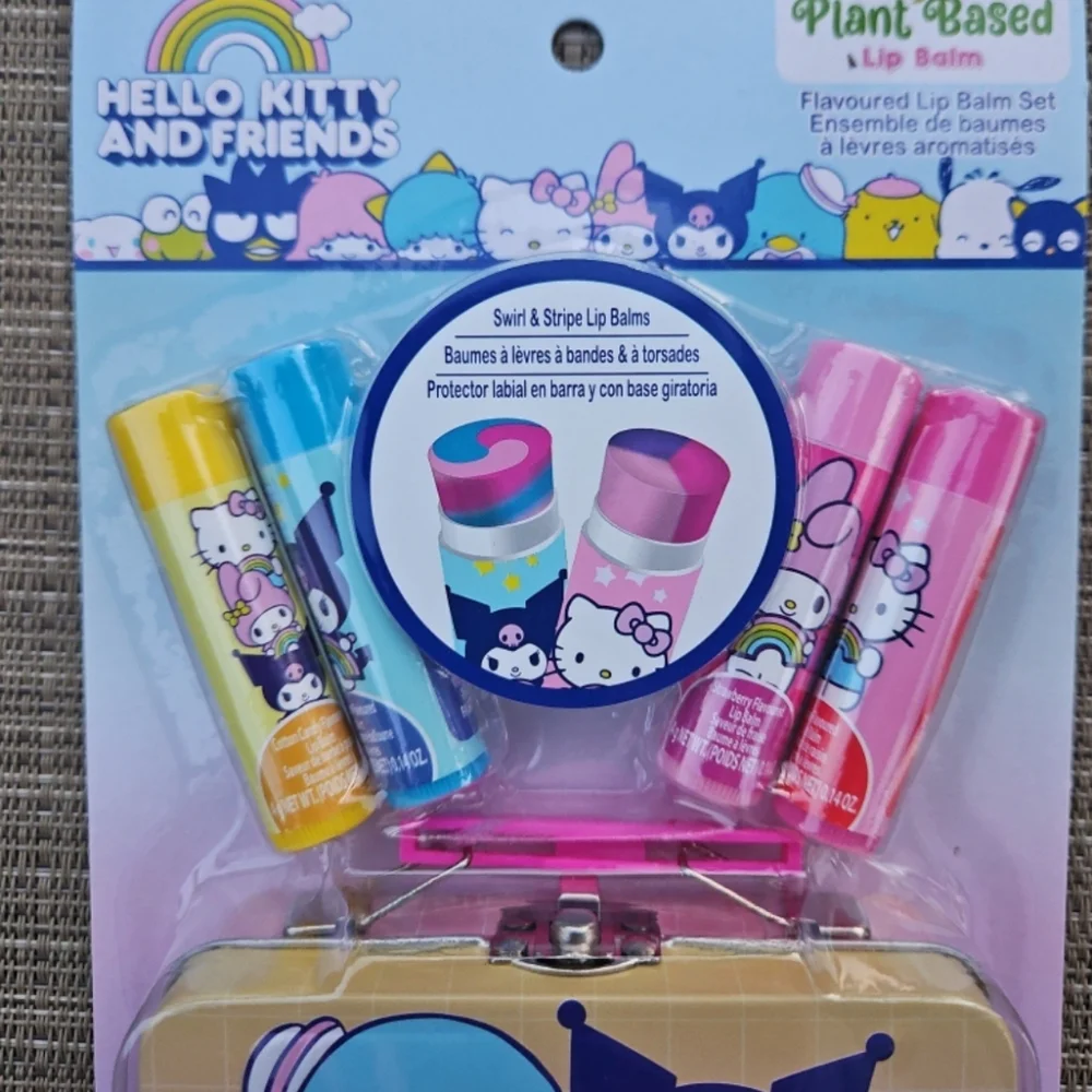 HELLO KITTY AND FRIENDS LIPBALM SET